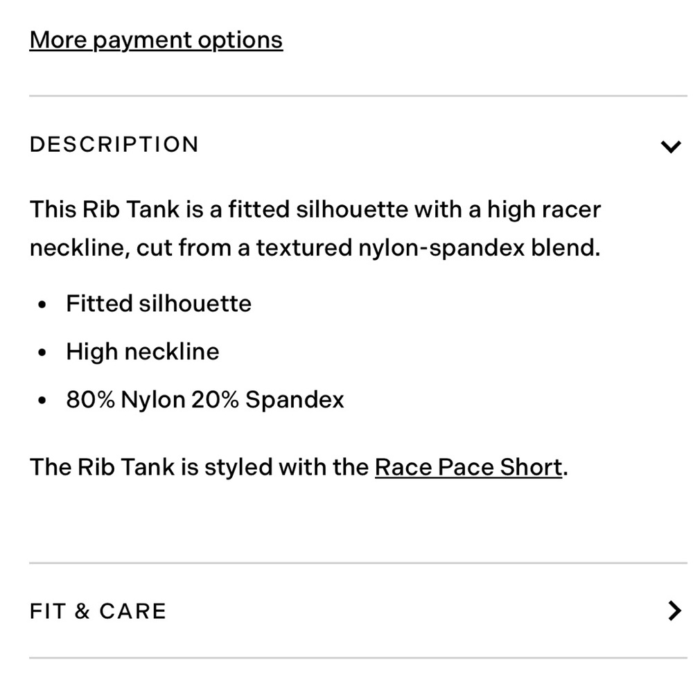 BNWT IVL Rib Tank size S Java color - Picture 4 of 4